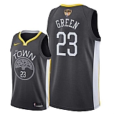 Warriors #23 Draymond Green Black City Edition 2018 NBA Finals Nike Swingman Jersey,baseball caps,new era cap wholesale,wholesale hats